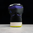 Nike Jordan 1 High Zoom Air 'Black Court Purple Lemon Venom'