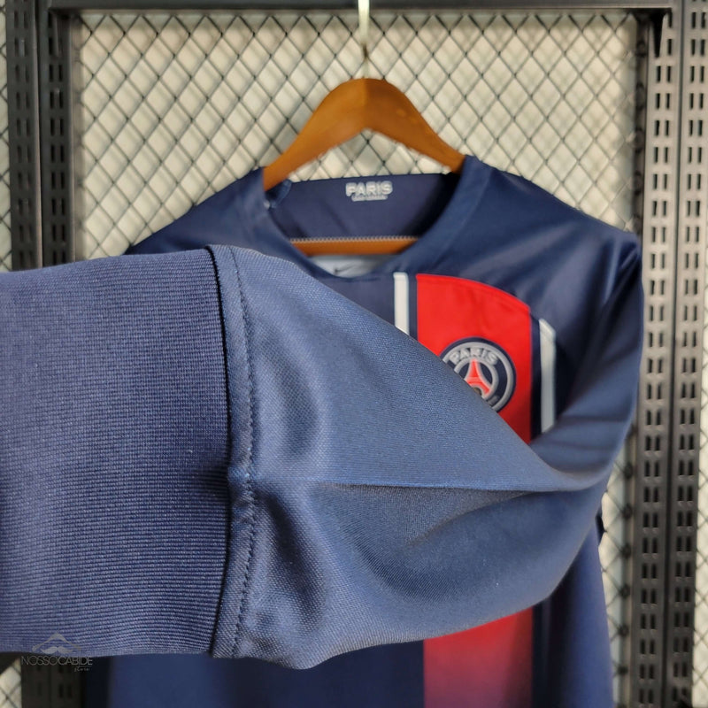 Camisa PSG Manga Longa Home 2023/24 - Torcedor Masculino