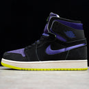 Nike Jordan 1 High Zoom Air 'Black Court Purple Lemon Venom'