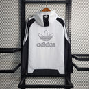 Windbreaker Adidas White And Black