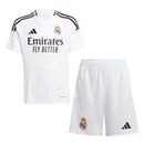 Kit Infantil Real Madrid I 24/25 - Branco