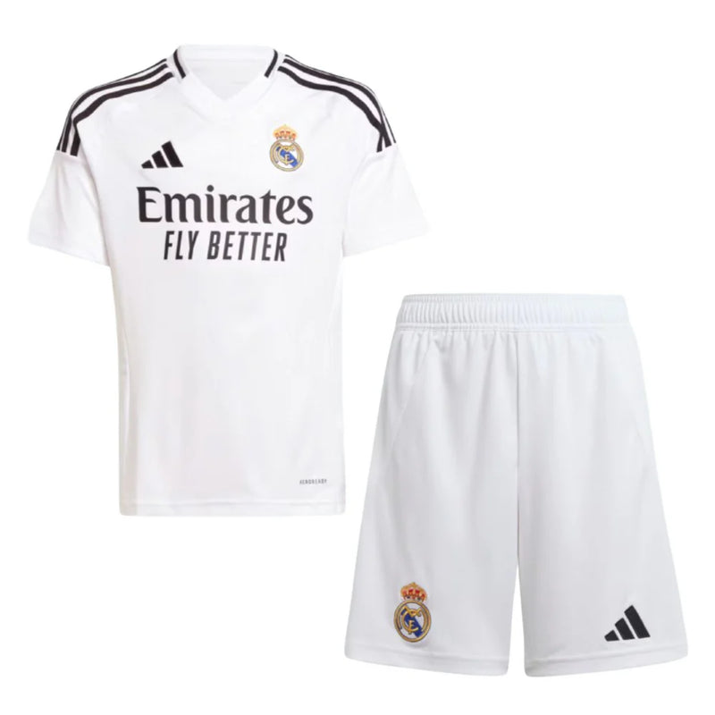 Kit Infantil Real Madrid I 24/25 - Branco