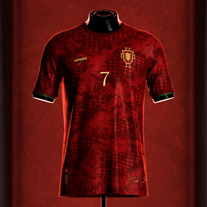 Camisola Seleção Portugal The Siu CR7 Euro 24/25 - Vermelha