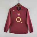 Camisola Manga Longa Arsenal 05/06 - Bordo