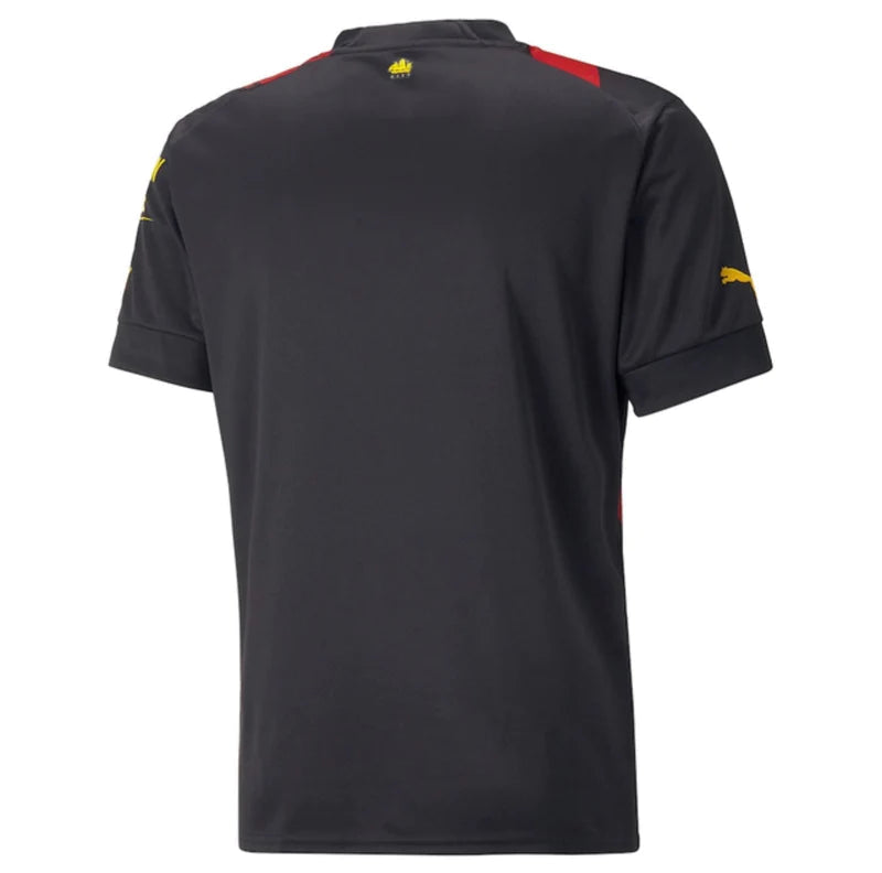 Camisola Manchester City II 22/23 - Vermelho e Preto