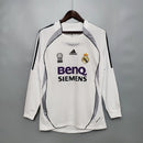 Camisola Manga Longa Real Madrid 06/07 - Branco