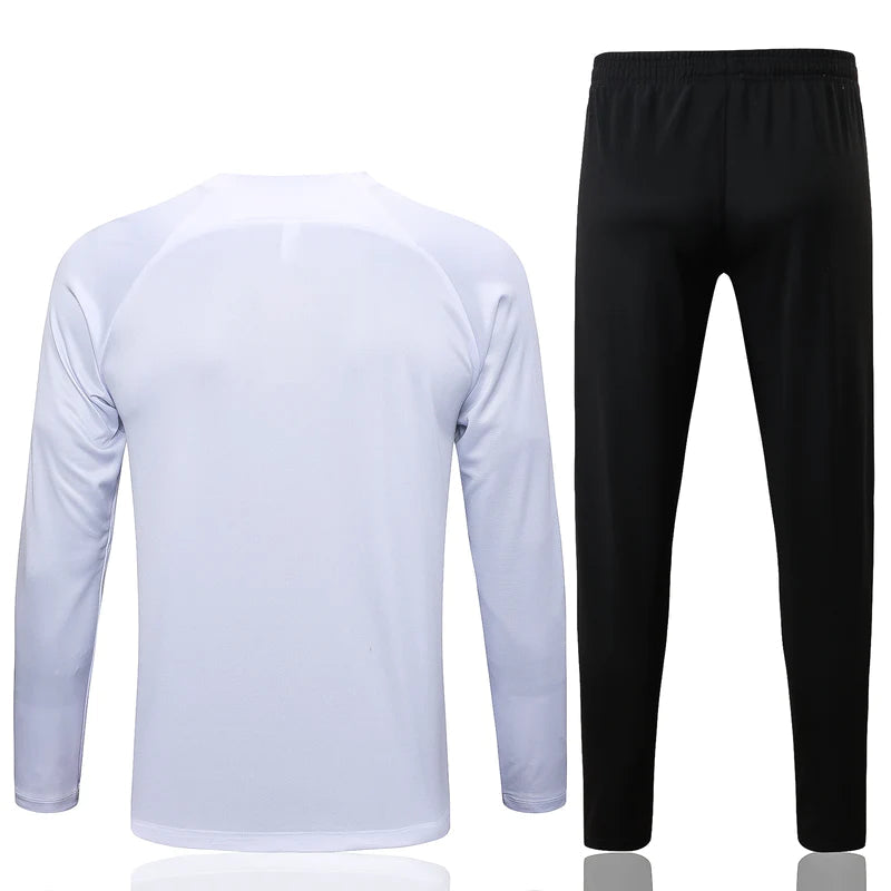 Fato de Treino Corinthians 23/24 Branco+Preto Com Ziper