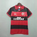 Camisola Flamengo Retrô 1990 Vermelha e Preta