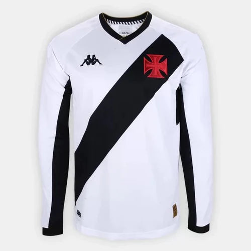 Camisola Manga Longa Vasco 23/24 - Branco e Preto