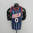 Regata Houston Rockets City Edition Masculina - Azul e Vermelho