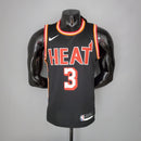 Regata Miami Heat Retro Masculina - Preto