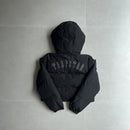 Trapstar Irongate Jacket Detachable Hood Black WOMAN