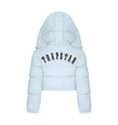 Trapstar Irongate Jacket Detachable Hood Baby Blue WOMAN