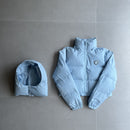 Trapstar Irongate Jacket Detachable Hood Baby Blue WOMAN