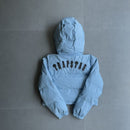 Trapstar Irongate Jacket Detachable Hood Baby Blue WOMAN