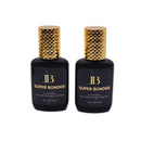 Kit com 2 Frascos de Cola para Extensão de Cílios IBeauty Coreana 15ml - Primer IB e Super Bonder para Fixação de Cílios Falsos - Ferramentas de Maquiagem Profissional
