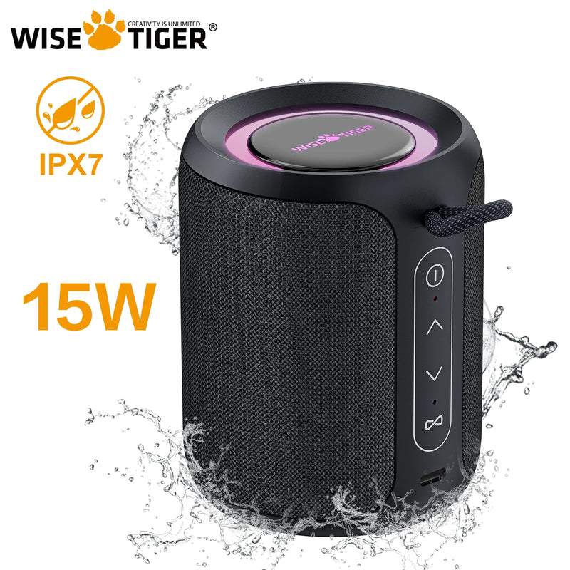Caixinha de som Wise Tiger P1S À Prova D'Água