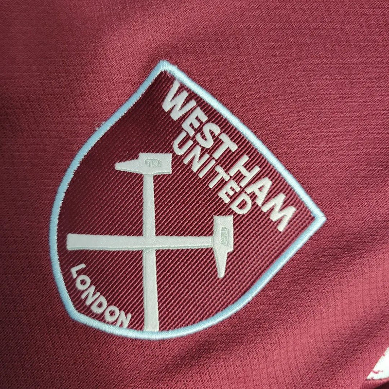 Camisola West Ham Home Modelo Torcedor