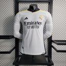 Camisola Real Madrid Manga Longa Home Modelo Jogador 23/24