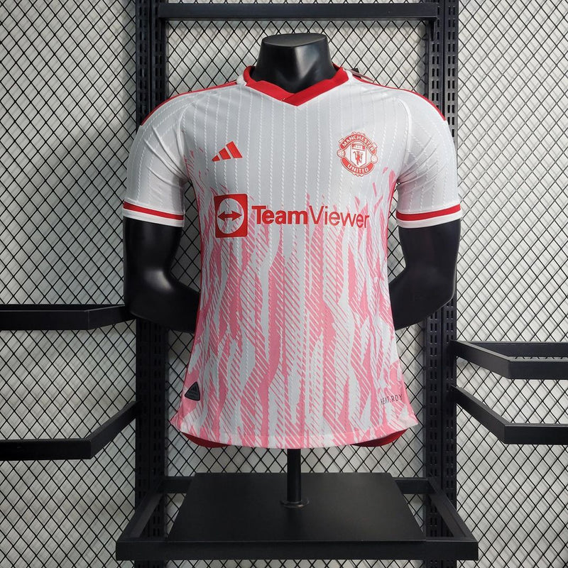 Camisola Manchester United Branca Modelo Jogador 23/24
