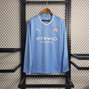 Camisola Manga Longa Manchester City Modelo Torcedor 23/24