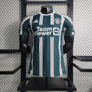 Camisola Manchester United II Away 23/24 Masculina Modelo Jogador Verde