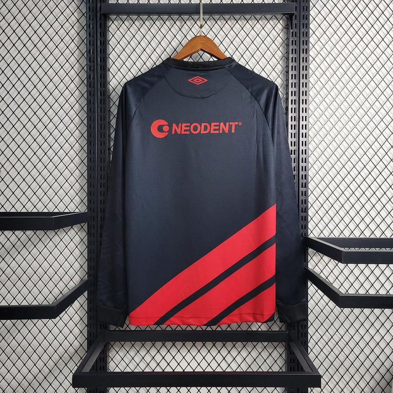 Camisola Athletico Paranaense Away Modelo Torcedor Manga Longa 23/24