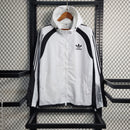Windbreaker Adidas White And Black