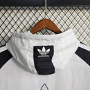 Windbreaker Adidas White And Black