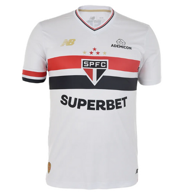 Camisola São Paulo I 25/26 - Branco